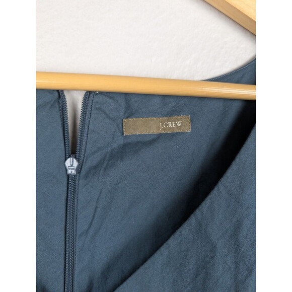 J Crew Blue Floral Dress Womens Size 10 Medium - Picture 4 of 8